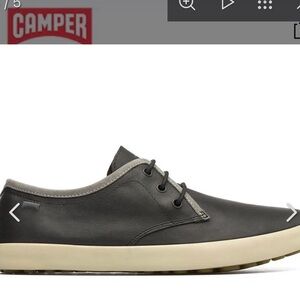 Camper Persuit Leather Tie Casual Black and Tan Men's Shoes Australia Sz 40 NWOB